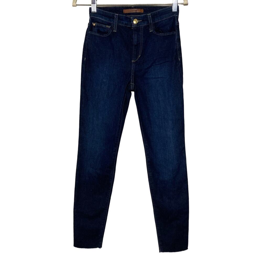 Joe’s Jeans The Charlie High Rise Skinny Ankle Jean Lorrie Raw Hem NWT Womens 25